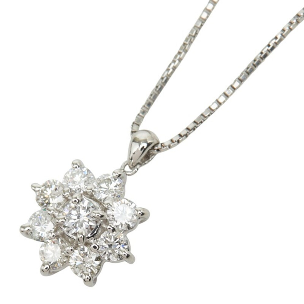 SEIKO Silver Diamond Necklace